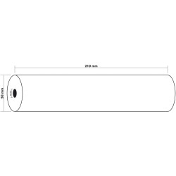 Bobine Fax 210x50 mm - papier thermique 55g/m2