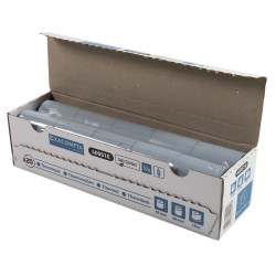 Bobine pour tickets de carte bancaire 57x40mm - 18m - 1 pli thermique 52g/m2 - Safe Contact.