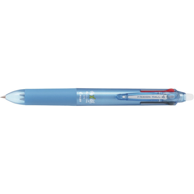 Stylo bille 4 couleurs Frixion Ball bleu