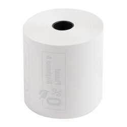 Bobine pour tickets de caisse et carte bancaire 57x60mm - 44m - 1 pli thermique 55g/m2 sans Phenol.