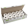 Bobine pour tickets de caisse et carte bancaire 57x60mm - 44m - 1 pli thermique 55g/m2 sans Phenol.
