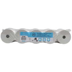 Bobine pour tickets de caisse 80x70mm - 72m - 1 pli thermique 48g/m2.