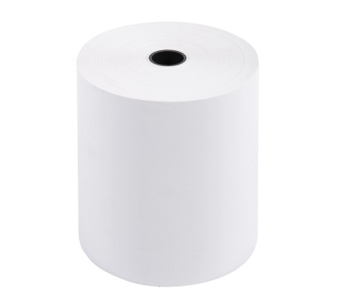 Bobine pour tickets de caisse 80x70mm - 72m - 1 pli thermique 48g/m2.