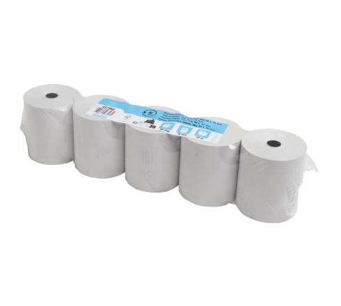 Bobine pour tickets de caisse 80x70mm - 72m - 1 pli thermique 48g/m2.