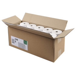 Bobine pour tickets de caisse 80x70mm - 72m - 1 pli thermique 48g/m2.