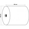 Bobine pour tickets de caisse 80x70mm - 72m - 1 pli thermique 48g/m2.