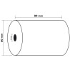 Bobine pour balance 80x56mm - 44m - 1 pli thermique 48g/m2.