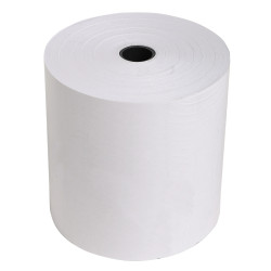 Bobine pour tickets de caisse 80x72mm - 76m - 1 pli thermique 48g/m2.