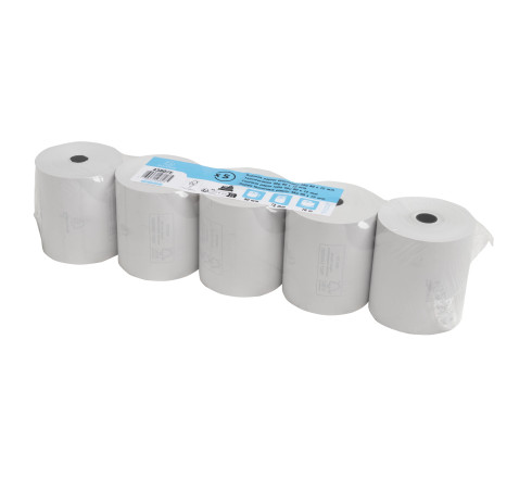 Bobine pour tickets de caisse 80x72mm - 76m - 1 pli thermique 48g/m2.