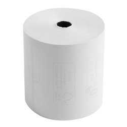 Bobine pour tickets de caisse 80x72mm - 76m - 1 pli thermique 48g/m2.