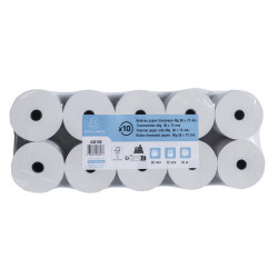 Bobine pour tickets de caisse 80x72mm - 76m - 1 pli thermique 48g/m2.