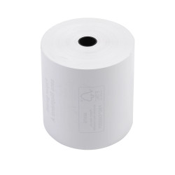 Bobine pour tickets de caisse 80x72mm - 76m - 1 pli thermique 48g/m2.
