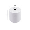 Bobine pour tickets de caisse 80x72mm - 76m - 1 pli thermique 48g/m2.