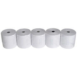 Bobine pour tickets de caisse 80x72mm - 76m - 1 pli thermique 48g/m2.