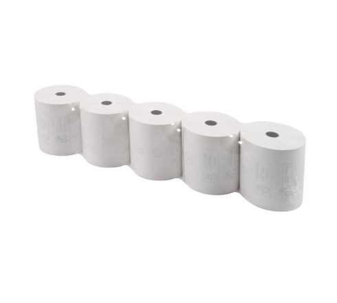 Bobine pour tickets de caisse 80x72- 76m - 1 pli thermique 48m2 sans Phenol