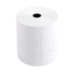 Bobine pour tickets de caisse 80x70mm - 72m - 1 pli thermique 48g/m2.