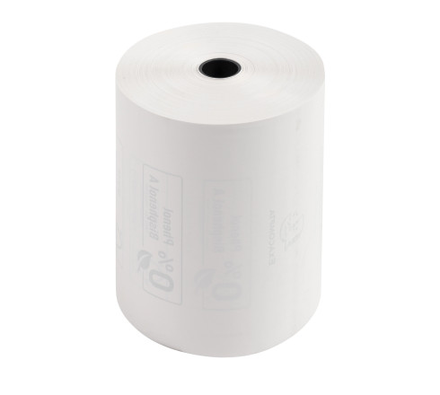Bobine pour balance 80x56mm - 44m - 1 pli thermique 48g/m2 sans Phenol.