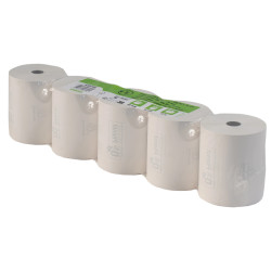 Bobine pour tickets de caisse 80x70m - 72m - 1 pli thermique 48m2 sans Phenol.