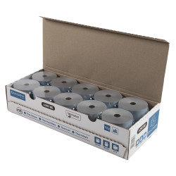 Bobine pour tickets de caisse 80x80mm - 76m - 1 pli thermique 52g/m2 - Safe Contact.