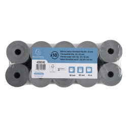 Bobine pour balance 80x60mm - 44m - 1 pli thermique 52g/m2 - Safe Contact.