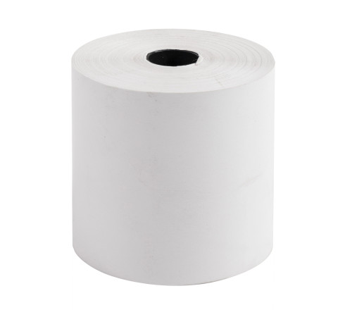 Bobine pour tickets de caisse 80x73m - 80m - 1 pli thermique 48/m2- grande longueur.