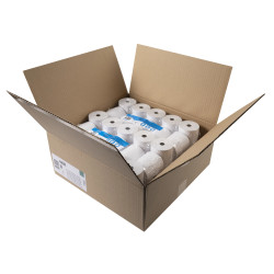 Bobine pour tickets de caisse 80x73m - 80m - 1 pli thermique 48/m2- grande longueur.