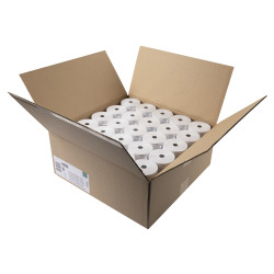 Bobine pour tickets de caisse 80x80mm - 95m - 1 pli thermique 48/m2 - grande longueur.