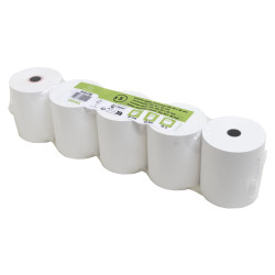 Bobine pour tickets de caisse 80x68mm - 70m - 1 pli thermique 48g/m2 sans Phenol