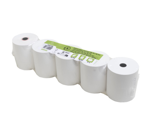 Bobine pour tickets de caisse 80x68mm - 70m - 1 pli thermique 48g/m2 sans Phenol