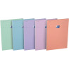 Bloc OXFORD SMART 80 feuilles, format A5, quadrillé 5x5, coloris paste