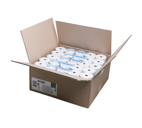 Bobine pour tickets de caisse 80x70m - 72m - 1 pli thermique 48m2.