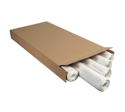 Recharge papier pour tableaux de conférence - 40 feuilles papier 60g quadrillé - Impression réglure bleue 25x25mm - 63x98cm