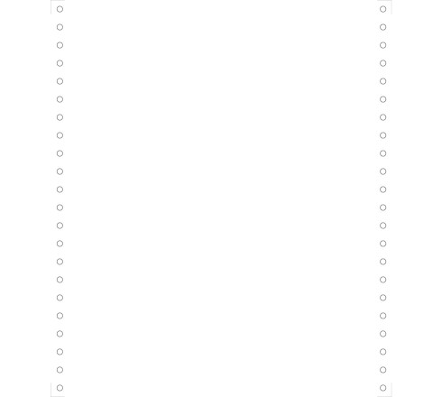 1000 feuilles de listing blanc 240x11 1pli microperforations 4 côtés Bandes Caroll Détachables Papier Clairalfa 80g