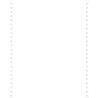 2000 feuilles de listing blanc 240x11 4/6 1pli microperforations 4 côtés Bandes Caroll Détachables Papier Clairalfa 80g