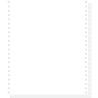 1000 feuilles de listing autocopiantes blanc 240x11 2plis Bandes Caroll Détachables