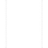 2000 feuilles de listing blanc 240x12'' 1pli microperforations 4 côtés Bandes Caroll Détachables Papier Clairalfa 80g