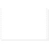 1000 feuilles de listing autocopiantes blanc 330x8 1/2 2plis Bandes Caroll Détachables