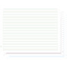 1000 feuilles de listing autocopiant zoné vert/bistre/bleu 380x11 3plis Bandes Caroll Non Détachables