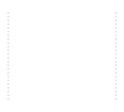 2000 feuilles de listing blanc 380x12 1pli Bandes Caroll Détachables 70g
