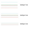 Cahier DYS format 17x22 cm, 48 pages interligne 3 mm