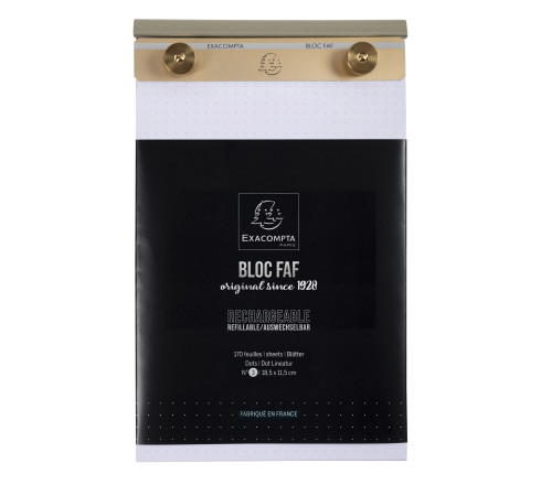 BLOC FAF COMPLET 18,5/11,5 N°3 DOTS