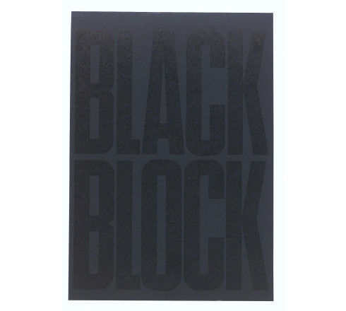 Bloc Black block 29,7x21cm - Papier jaune ligné - 70 feuillets
