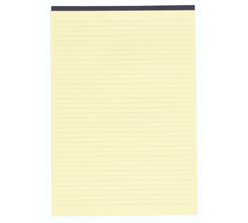 Bloc Black block 29,7x21cm - Papier jaune ligné - 70 feuillets