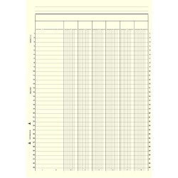 Dauphinbloc 297X210 6 colonnes 50 feuillets