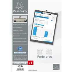Porte-bloc papier enduit - Format 23x32cm pour A4