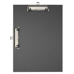 Porte-bloc double clip papier enduit - Format 23x32cm pour A4