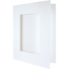 Lot de 10 cartes photo rectangle en carton