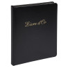 Livre d'or Cuir Alpille 140 pages ivoire - 26x22cm vertical