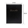 Livre d'or Cuir Alpille 140 pages ivoire - 26x22cm vertical