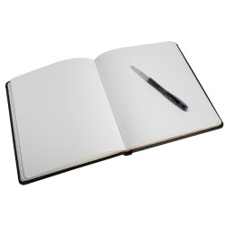 Livre d'or Cuir Alpille 140 pages ivoire - 26x22cm vertical